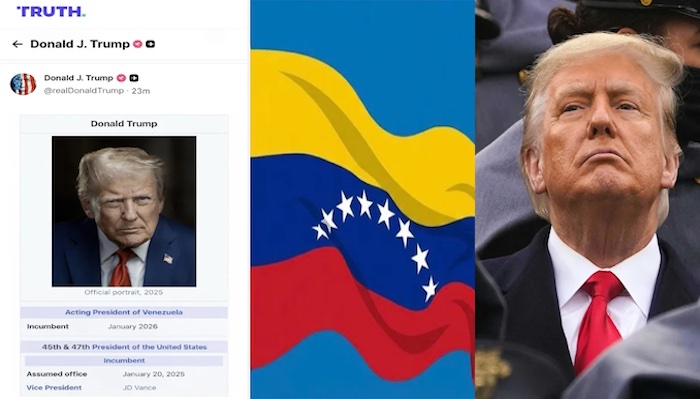 Trump Claims ‘Acting President’ Of Venezuela Title In Provocative Post